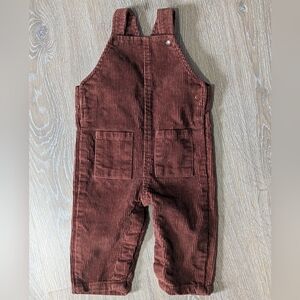4/$10 ✨ Carters 3-6 Months Rust Corduroy Overalls